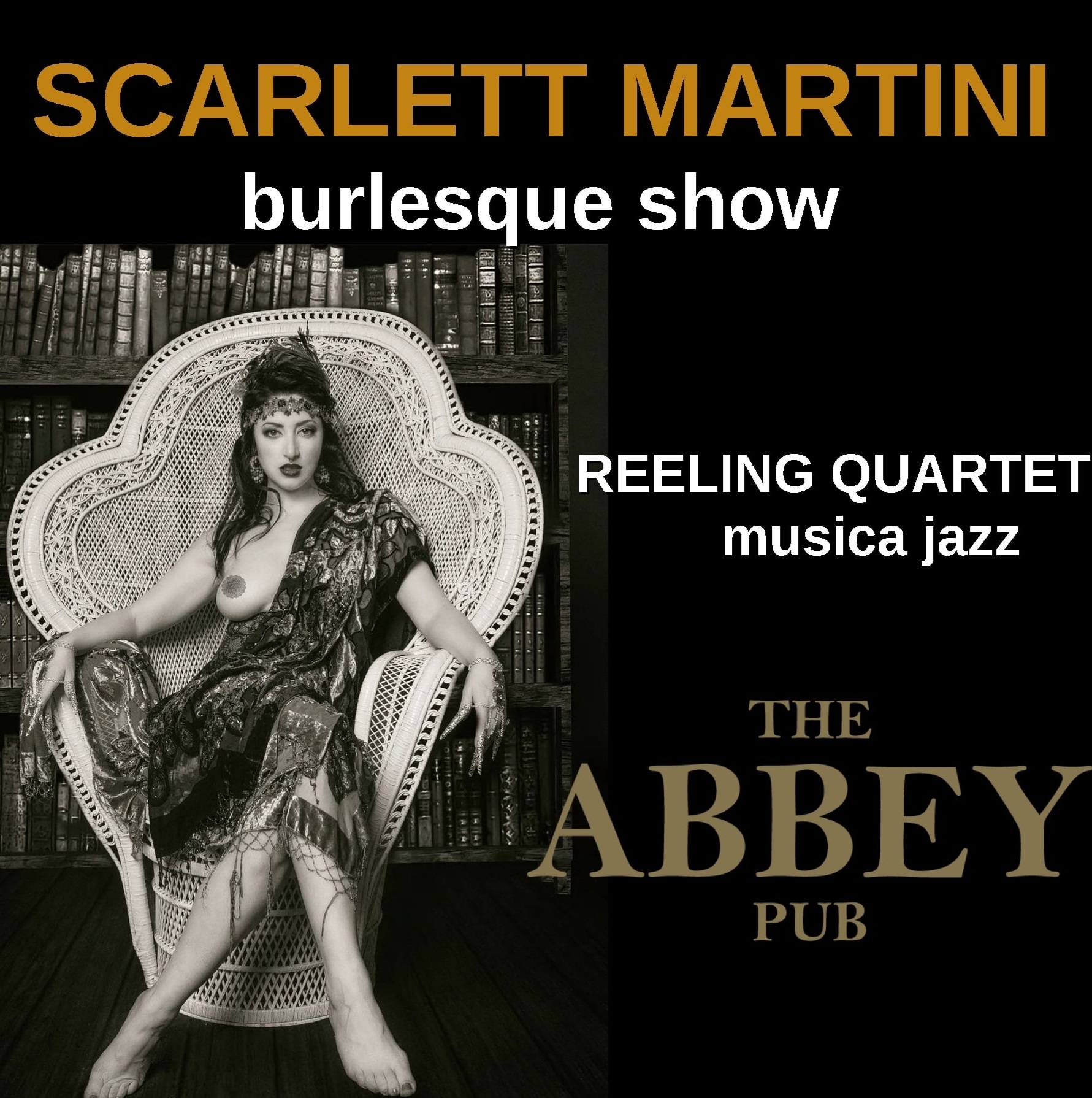 Scarlett Martini burlesque The Abbey Pub Forlì